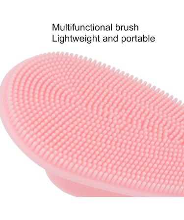 Silicone Face Brush - Multifunctional Facial Cleansing Brush for Baby Shower (Pink) | International Shipping Available - Buy Online on GoSupps.com