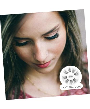 minkissy 3boxes Fake Eyelashes Costume Eye Lashes Eyelashes Extension Practice Fiber Eyelashes Makeup Accessories Natural Dense Eyelashes Chic Eyelashes Ladies Curly Decorate Chemical Fiber - Buy Online on GoSupps.com