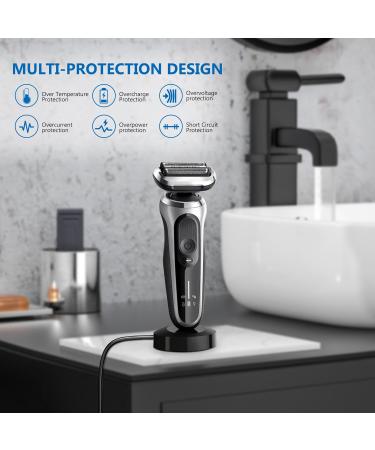 XAHPOWER 12V Charging Cable for Braun Series 9 8 7 6 5 1 Electric Shavers - Compatible with 51-B1820S 51-M1850S 71-S7200CC 71-B1200S 9465CC 300S 3020S - Buy Online on GoSupps.com