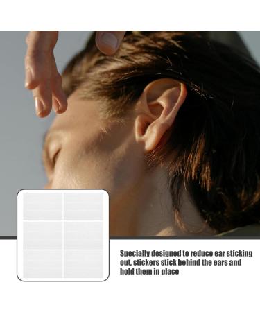 Ipetboom Ear Stick-ers: 60pcs Silicone Ear Tapes Painless Ear Support Patches Transparent Invisible Cosmetic Ear Stick-er Ear Corrector for Concave Ears - Buy Online on GoSupps.com