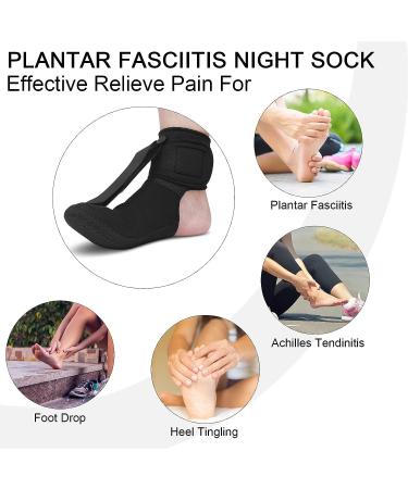 Breathable Plantar Fasciitis Night Splint Sock - Small Size Foot Support Brace - Buy Online on GoSupps.com