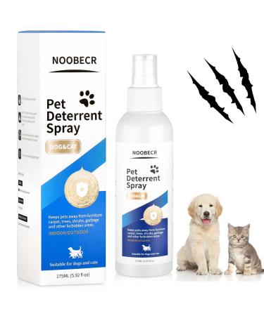 NOOBECR Cat Spray Deterrent, Cat Repellent Outdoor for Cat & Dog, Protect Furniture, Plants, Floor & Safe for Cats, Suit for Indoor and Outdoor