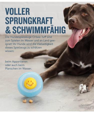 Outward Hound Planet Dog Orbee-Tuff Nooks - Yellow Smiley Snack Toy for Dogs | International Shipping - Buy Online on GoSupps.com