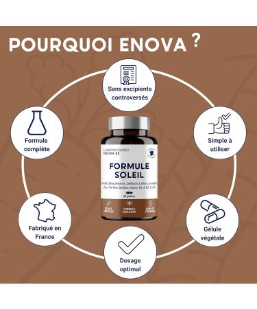 SUN FORMULA | Rapid and Optimized Tanning | Carrot Betacarotenes Selenium Burdock Copper | Skin Preparation and Protection | Hal Complexion | 30 days | Food Supplement - Buy Online on GoSupps.com