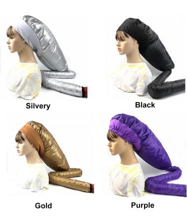 LAOSHE Portable Hair Dryer Women Blow Dryer Home Salon Hairdressing Hair Dryer Hat Purple - Buy Online on GoSupps.com