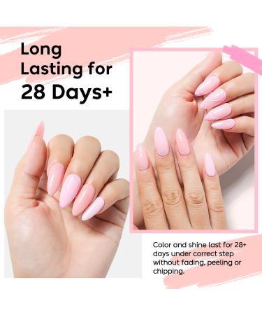 Nicedeco Rubber Base Set - 8ml 6 Colors HEMA Free Soak Off Gel for Gel Nails - International Shipping Available - Buy Online on GoSupps.com