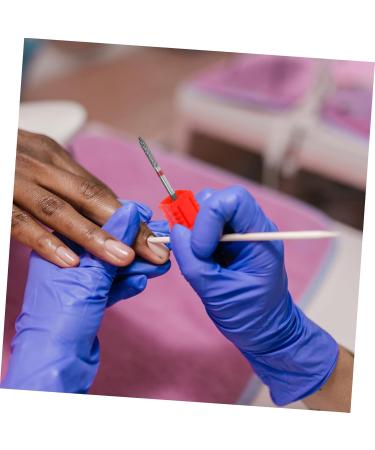 Mikinona Nail Polisher Nail Bits for Women Manicure Nail Bits Nail Art Drill Bits Manicure Drill Bits Nail Drill Bits Women Manicure Supplies Manicure Accessories Manicure Tools 7.00X1.30X1.30CM Red - Buy Online on GoSupps.com