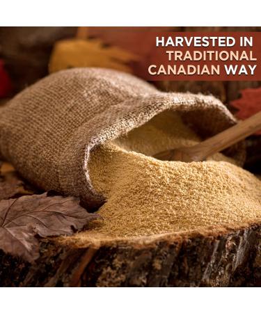 AKI Canadian Maple Sugar Granulated 2 lbs - Grade A Maple Syrup | Rich in Vitamins & Antioxidants | GMO-Free & Vegan - Ideal Tea & Coffee Sweetener - Buy Online on GoSupps.com
