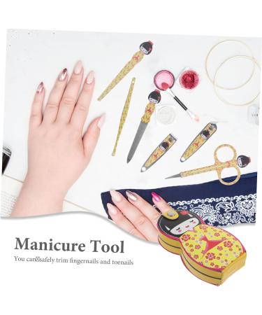 DOITOOL 2 Sets Nail Scissors Set Nail Tools for Nail Art Nail Clipper Manicure Tools Kit Doll Travel Nail Kit Nails Kits Nail Trimmer Nail Kit Care Carbon Steel Japan - Buy Online on GoSupps.com