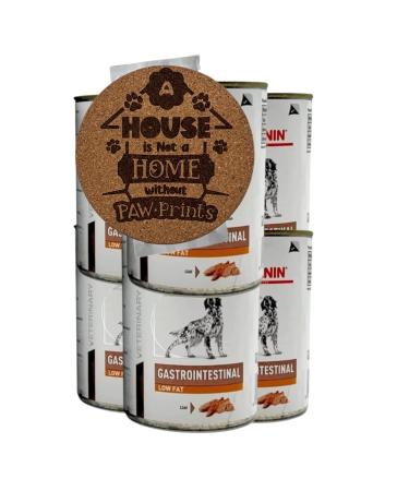AETN Creations Gastrointestinal Low Fat Pack 6x420g Wet Dog Food in Loaf to Support Canine Gastro Health with AETN Exclusive Coaster