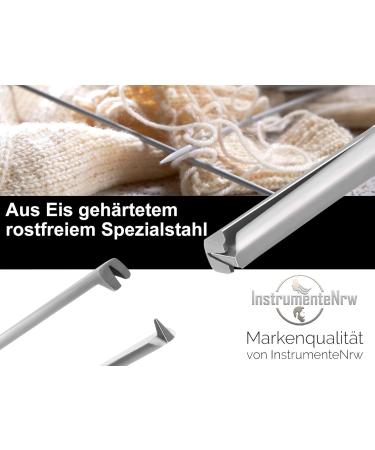 Professional Straight Tweezers 10.5 cm - 60 cm with Internal Teeth | High-Quality Precision Tools for Every Need - Buy Online on GoSupps.com