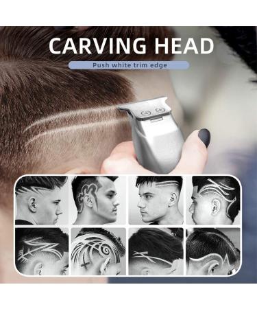 2 in 1 Full Metal Combo Kit Barber Hair Clipper For Men Professional Electric Beard Hair Trimmer Rechargeable Haircut - Buy Online on GoSupps.com