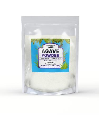 Agave Powder By Unpretentious Baker, 1 lb, Natural Sweetener, Non-GMO 1 Pound - Buy Online on GoSupps.com