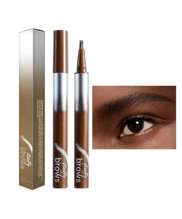 Gcerfby Eyebrow Tint Pencil Waterproof Eyebrow Pen Waterproof Liquid Eyebrow Pencil Long Lasting Eyebrow Pen Precise Smudge Resistant Natural Eyebrow Pen for Girls 05