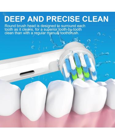 Buy 8 Pack Sensitive Gum Care Toothbrush Heads for Braun Oral B Electric Toothbrushes - Compatible Replacement Brush Heads - Buy Online on GoSupps.com