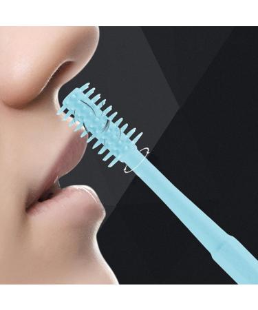 Nose Hair Trimmer 5Pcs Double Sided Nasal Hair Cutter 360 Rotating Portable Manual Nose Hair Scissors Washable Nose Trimmer for Women & Men Travel Essentials - Buy Online on GoSupps.com