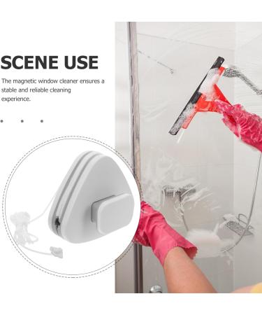 SOLUSTRE Magnetic Window Cleaner Double Sided Window Cleaning Brush Magnetic Glider Wiper Glass Washing Tools for High-Rise and Car Glazed Windows - Buy Online on GoSupps.com