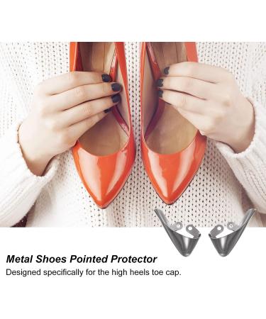 Harfington Metal Pointed Toe Protectors, 3 Pairs - Black | High Heel Repair & Protection - Buy Online on GoSupps.com