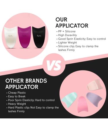 Buy SOFITA 2 PCS False Lash Applicator Tool Kit - Easy Eyelash Clip & Clamp Set (Pink) - Perfect for Flawless Eyelash Application - International Shipping - Buy Online on GoSupps.com