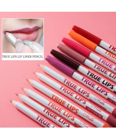 RoseFlower Matte lipstick makeup set 12 colors durable water resistant velvety nude lipstick soft lips makeup markers lip liner pencil A 1 - Buy Online on GoSupps.com