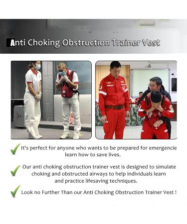 KREZMHLD Anti-Suffocation Training Vest Heimlich Adjustable Exercise Training Vest Humanized Design/High Cut Used Medical - Buy Online on GoSupps.com