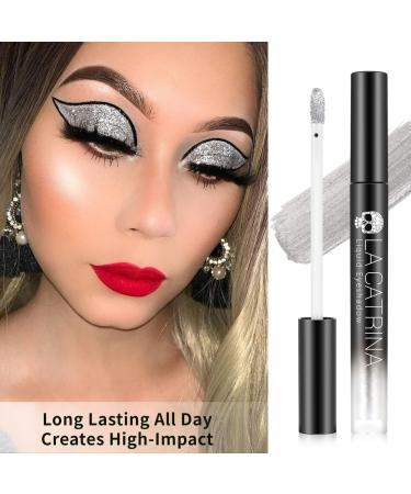 DE'LANCI Liquid Glitter Eyeshadow Set - High Pigmented Quick-Drying Metallic Shades - Long Lasting Eye Makeup in Gold, Silver, Pink, Red, Brown & Nude - Perfect Christmas Gift - 6 Colors - Buy Online on GoSupps.com