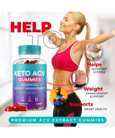 Keto ACV Gummies for Weight Loss | Tank & Shark Oprah Approved | 1-Month Supply - Buy Online on GoSupps.com