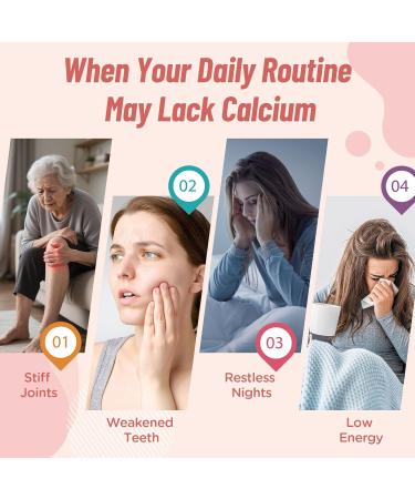 Calcium Gummies for Women 1500mg Calcium - Buy Online on GoSupps.com