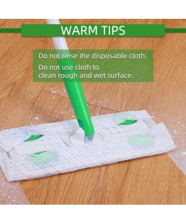 200 Count X Home Dry Sweeping Pad Refills - 11 x 8.6 inch Flat Mop Cloths for Hardwood Floors - Static Duster Disposable Refill Kit - Buy Online on GoSupps.com