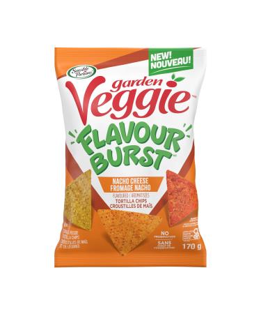 Sensible Portions Garden Veggie Snacks Flavour Burst Tortilla Chips Nacho Cheese 170g Nacho Cheese 170 g (Pack of 12)