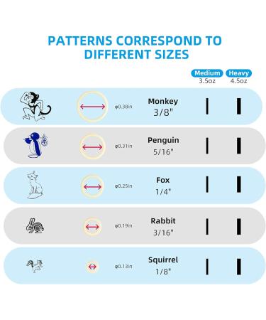 500pc Annhua Dental Orthodontic Rubber Bands | Teeth Gap & Crooked Teeth Braces | Monkey 4.5oz 3/8 - Buy Online on GoSupps.com