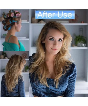 40PCS Hair Curlers Rollers Set Self Grip Hair Curlers With 4 Sizes Salon Hair Rollers with Duckbill Clip for DIY Long Medium Short Thick Fine Thin Hair Bangs Volume - Buy Online on GoSupps.com