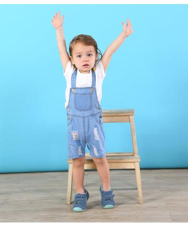 KIDSCOOL SPACE Baby Jean Overalls Toddler Denim Shortall 2-3 Years Blue - Buy Online on GoSupps.com