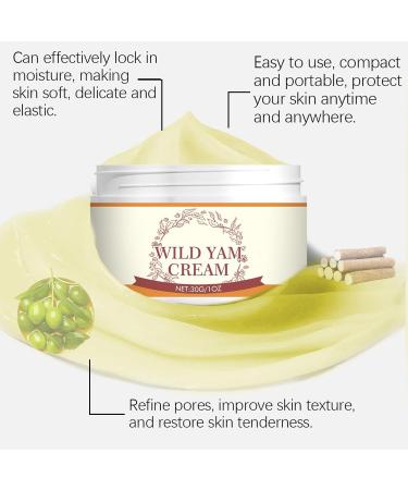 Wild Yam Cream - Organic Wild Yam Cream for Hormone Balance - Menopause Relief Body Cream - Hydrating Cream for Dry Skin - Menopause Botanical Balancing Cream for Women - Anti Aging Anti Wrinkle 30g - Buy Online on GoSupps.com