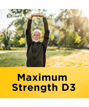 Nature Made Maximum Strength Vitamin D3 10000 IU | Bone, Teeth, Muscle & Immune Support | 60 Softgels - Buy Online on GoSupps.com