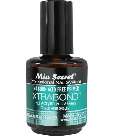 Mia Secret Acrylic Nail Kit: 1/2 oz liquid monomer, 1/2 oz clear acrylic  powder, ultra quick nail glue, 1/2 oz ultra gloss top coat, fancy 20 nail