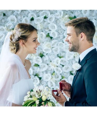 Euvoym 3 Pieces Bridal Wedding Hair Clip Comb Bridal Flower Side Hair Clips Pearl Bridal Headpiece Wedding Accessories for Women and Girls - Buy Online on GoSupps.com