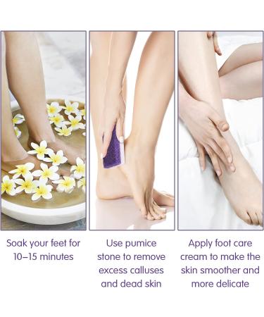 Bubuyun 10PCS Foot Pumice Stone | Callus Remover for Hard Skin | Double Sided Pumice Stone for Feet & Body | Purple (12.5x2.5cm) - Buy Online on GoSupps.com