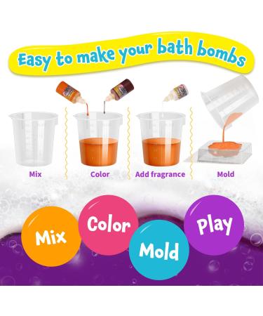 XXTOYS Bath Bombs Science Lab - DIY Kit for Kids | Bath Toys & Spa Crafts Set for Girls 8-12 | Great Gift Idea - Buy Online on GoSupps.com