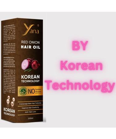Yana Cosmetics Pvt ltd Yana Red Onion Hair Oil for Hair Growth with Bhringraj Brahmi & Sesame Oil Pure & Natural Hair Fall Control For Black Hair women - Buy Online on GoSupps.com