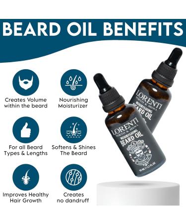 LORENTI Tokyo & Seoul Argan Beard Oil Huile de barbe pour homme 50 ml | Soin quotidien de 3 jours la barbe compl te | Brillance extra - Buy Online on GoSupps.com