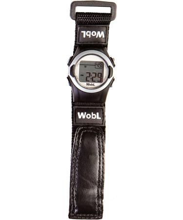 WobL Vibrating 8-Alarm Reminder Watch | Black | Medication, Sports, Meetings, Potty | Repeating Countdown Timer - Buy Online on GoSupps.com