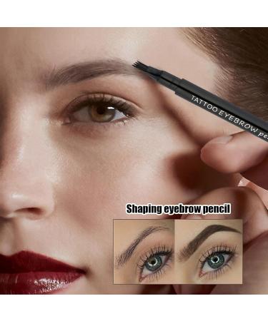 Brow Definers Smudge-Proof Brow Pencil with 4 Forks | Eyebrow Contouring Supplies for Working Home Traveling Dating Gathering Kagrote 1#brown - Buy Online on GoSupps.com