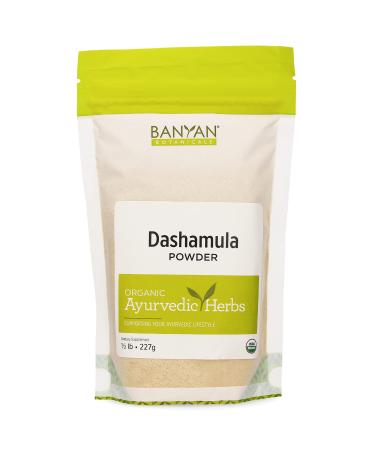 Banyan Botanicals Dashamula Powder - Certified Organic, 1/2 Pound - A Traditional Ayurvedic Formula for pacifying vata and Supporting Proper Function of The Nervous System* 8 Ounce (Pack of 1)