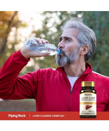 Piping Rock Liver Cleanse Complex | 90 Capsules | Liver Care Support Formula | Non-GMO Gluten Free Supplement - Buy Online on GoSupps.com