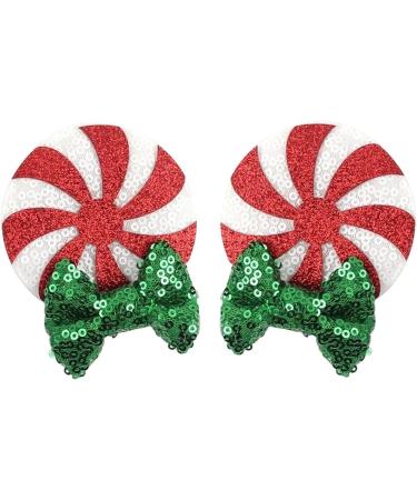 New 2025 New Flower 2.8"Mouse Ears Barrettes Hair Clips For New For Fashion Sequins Bow Decoration Festival Party Hairpins DIY Hair Accessories Jewelry Fashion Accessories Creative Gift - Buy Online on GoSupps.com