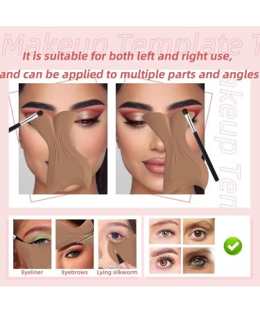 Eyeliner Stencil - Eyeshadow Makeup Guide | Eye Makeup Stencil Suitable for Beauty Parties Everyday Life Meetings Commuters Travel Office Dates Weddings Photoshoots - Buy Online on GoSupps.com