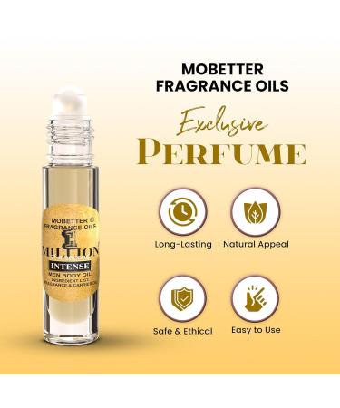 MOBETTER FRAGRANCE OILS 1 Millionth of a Second Intense Men Cologne Body Oil - Buy Online on GoSupps.com