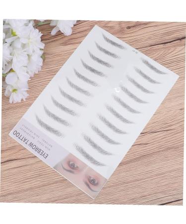 FOMIYES 2pcs 3d Eyebrow Stickers Lady Tools Waterproof Stickers 3d Stickers Transfer Stickers Simple Miss - Buy Online on GoSupps.com