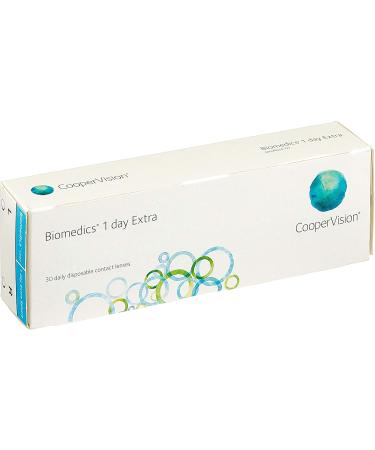 Biomedics 1 Day Extra Sphere - Daily Soft Contact Lenses - 30 Pack - BC 8.60mm DIA 14.20mm -0.50 Diopter - International Shipping Available - Buy Online on GoSupps.com